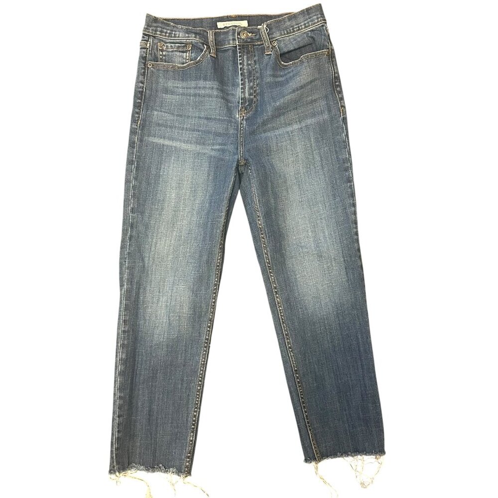 Stetson High Rise Straight Leg Jeans Women’s Size (12 Regular) Dark Wash Denim